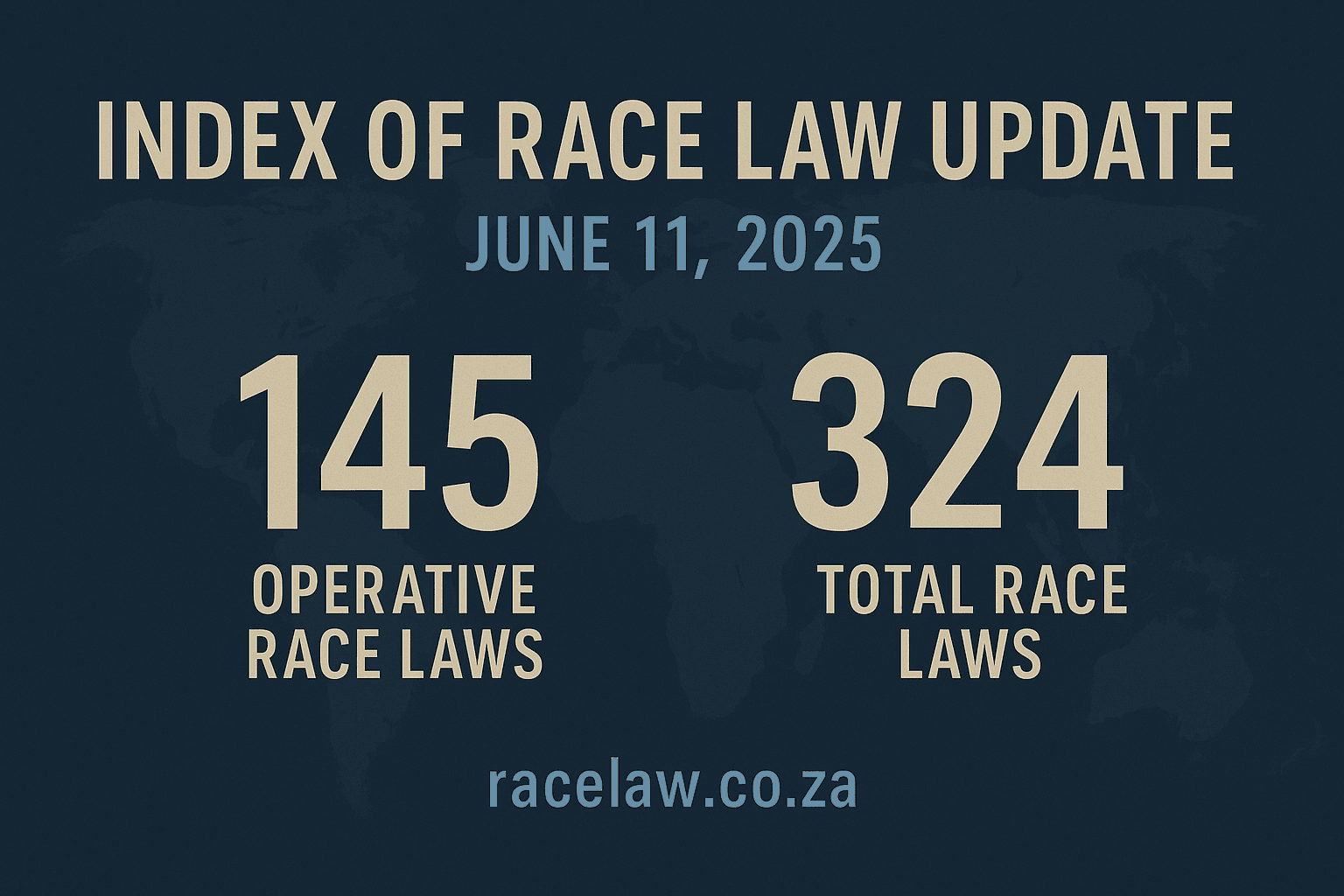 The Creeping Tide: South Africa's Race Law Index Updated – More Laws, More Concerns